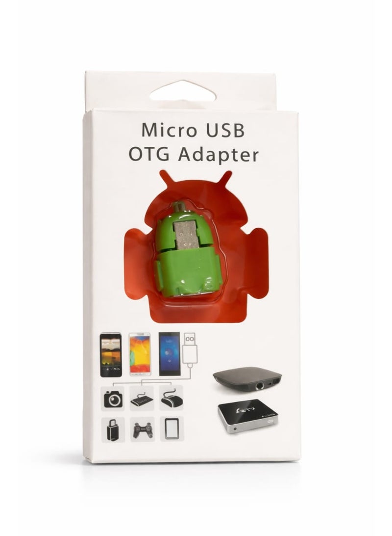 OTG USB to Micro USB Adapter with Mini Ports for Tablets, Android Devices, Samsung, and Xiaomi. Number of Ports: 1. Multiple Colors. - Image 1